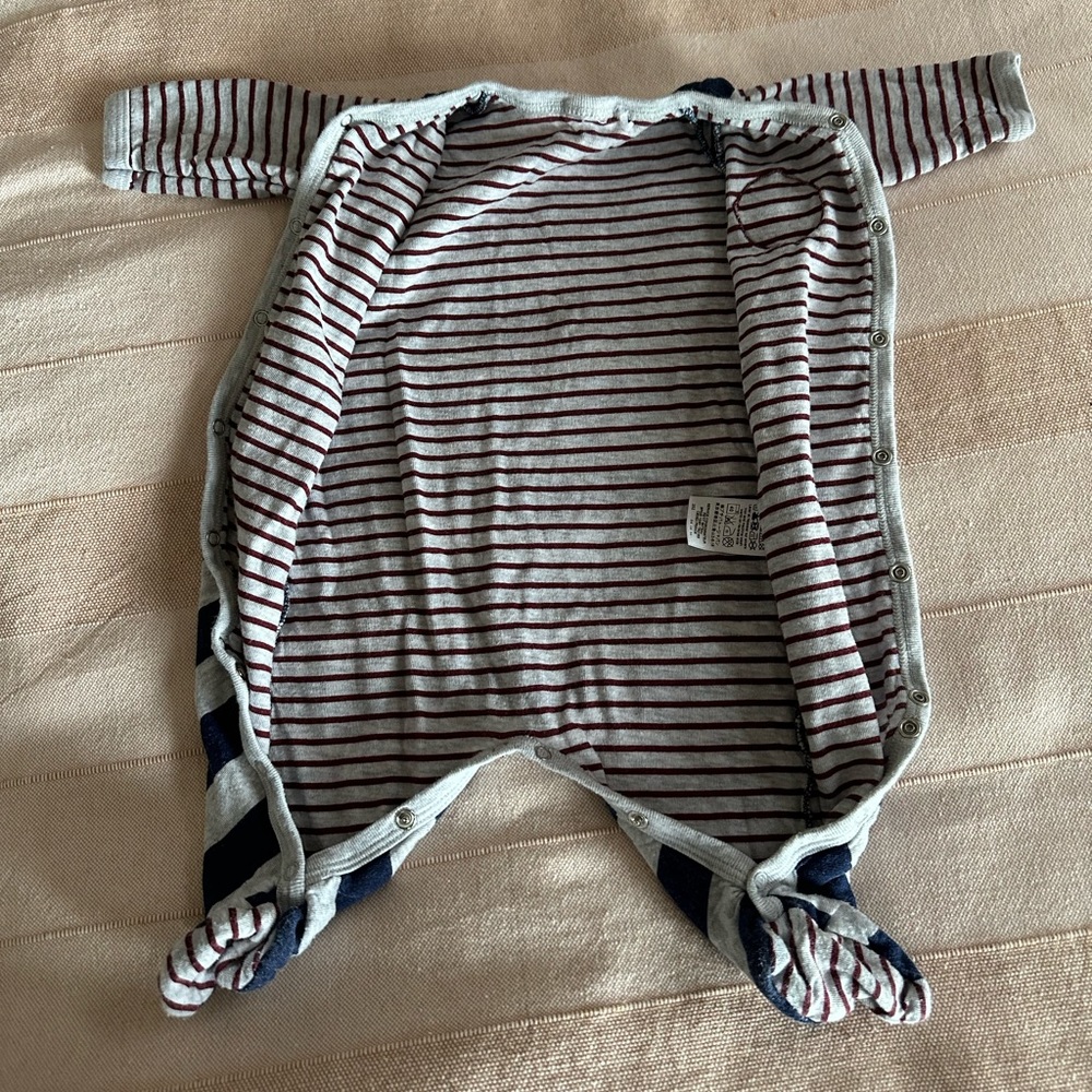 Petit Bateau Organic Cotton Babygrow - Picture 3 of 4